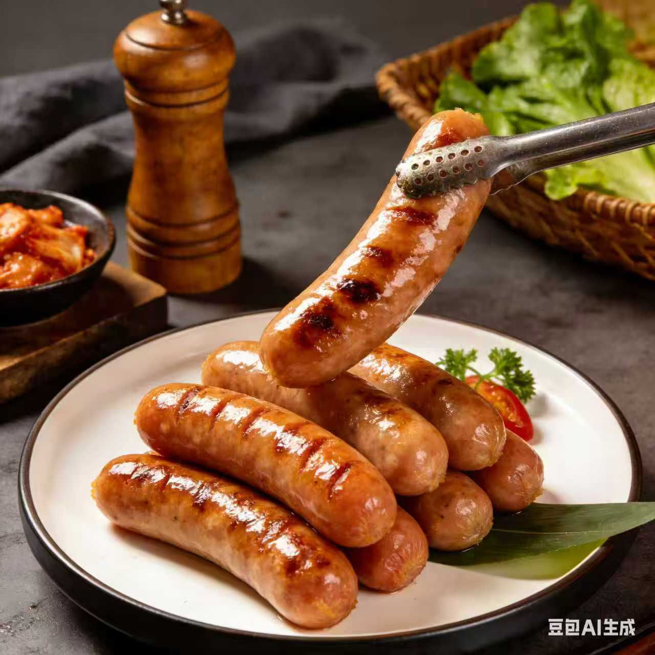 韩式烤肠拼盘